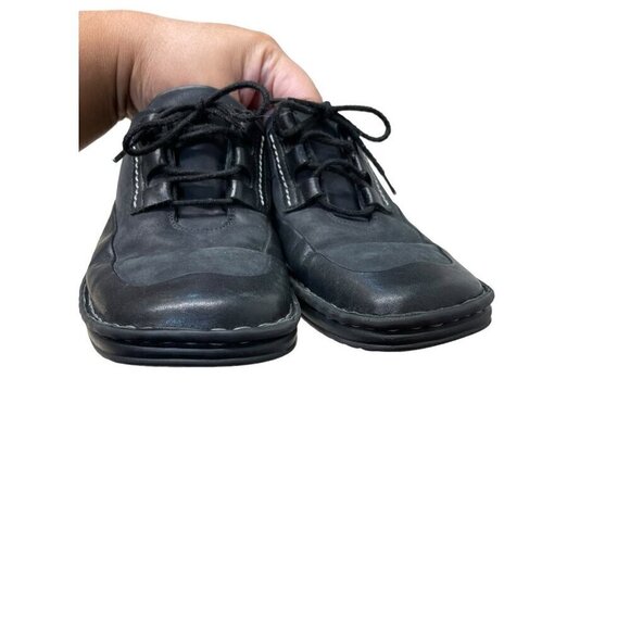Josef Seibel Black Leather Oxford The European Comfort Shoe Men’s 40 US 7 main image 6